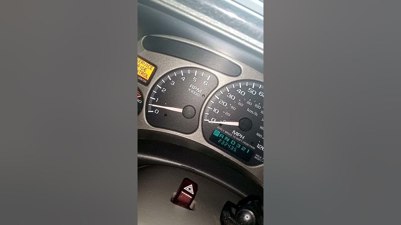 02 Yukon check engine light blinking YouTube