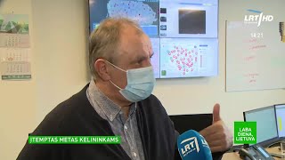 Kelių priežiūros departamento direktorius: situacija pagrindiniuose keliuose – kebli, naktį gali būt