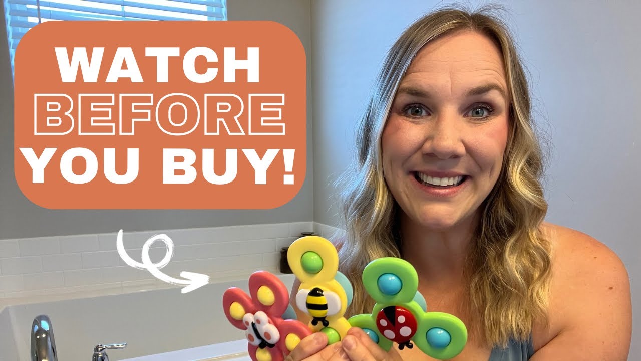 Review & Demo Suction Cup Spinner Toys