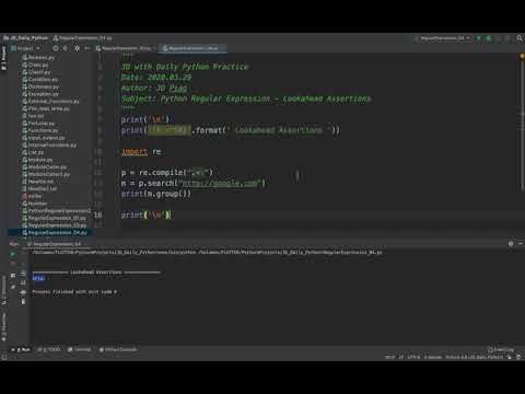JD with Daily Python Practice ( Python Regular Expression )