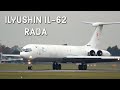 Ilyushin IL62 RADA airlines - Takeoff - RARE! [HD]