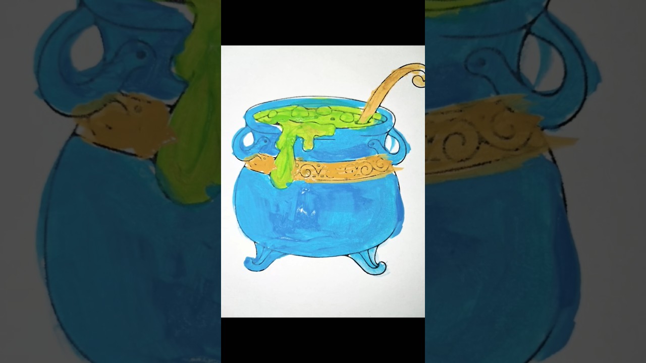 🎃 Magic brews in the witch’s cauldron! ✨🧙‍♀️ hallowin