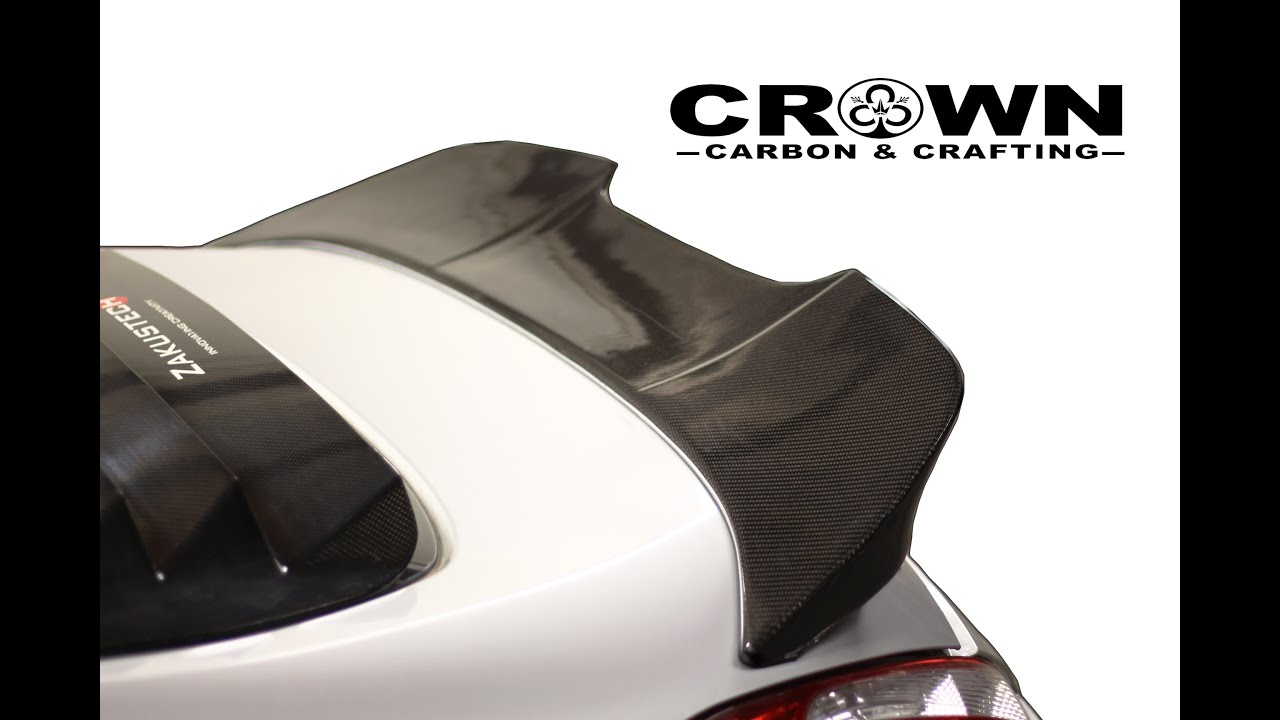 CROWN CARBON CRAFTING (370Z SPORT WING ADD ON INSTALL)