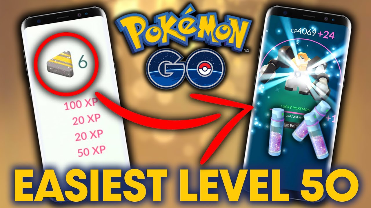 Dude With 50 Level in Pokemon Go - online puzzle