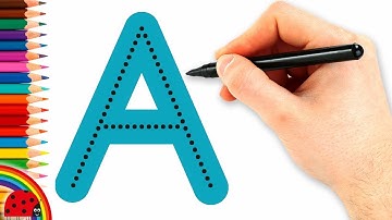 English Alphabet in Colors with Funny Illustrations