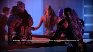 Mass Effect 2: Commander Shepard Gets Drunk