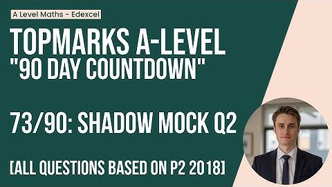 73/90 TopMarks Shadow Pure - Q2- Position Vectors (based on Edexcel 2018 Paper 2)