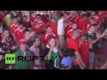 France: Ugly scenes between Wales and Portugal fans in Lyon
