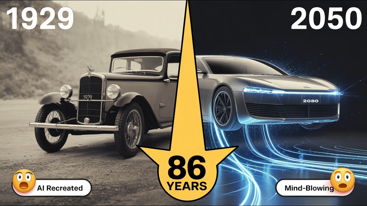 INSANE Car Evolution Lamborghini, Nissan, Ferrari & Peugeot 1929 2050   You Won't Believe 2050