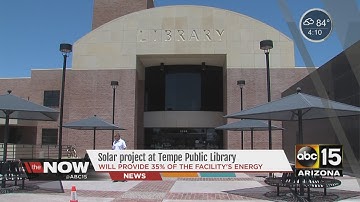 Solar project at Tempe Public Library
