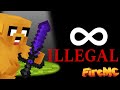 WHY EVILYASH GIVE ME ILLEGAL SWORD ? IN FireMC LIFESTEAL @PSD1
