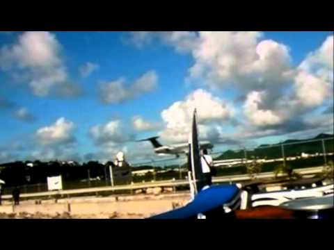 Girl Blown Away By Jet Engine Blast at St. Maarten Airport Featured on GMA 4/10/2012