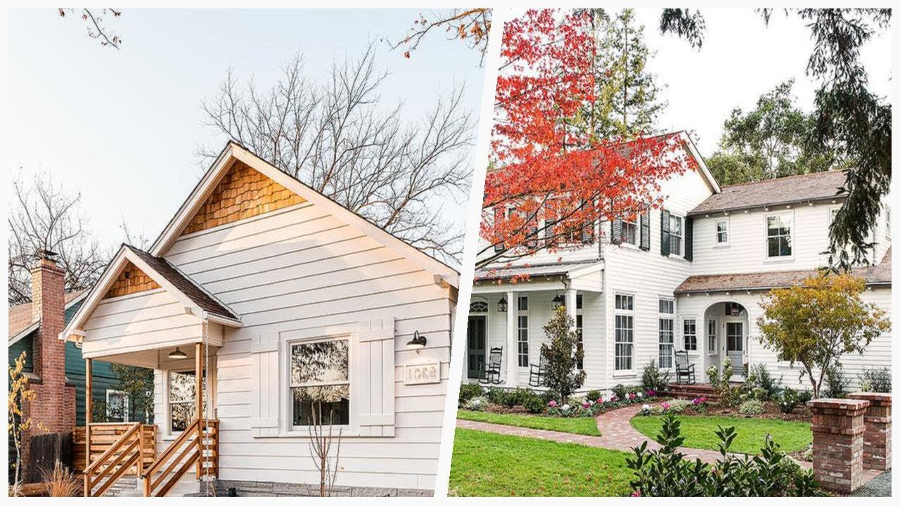 75 White Exterior Home Design Ideas You'll Love ☆ YouTube