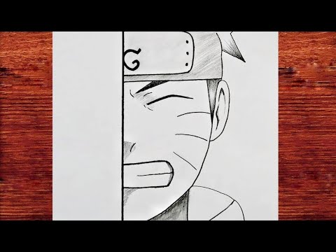 Anime Naruto Çizimi / Anime Karakteri Naruto Nasıl Çizilir/ How To Draw Naruto / M.A Drawings