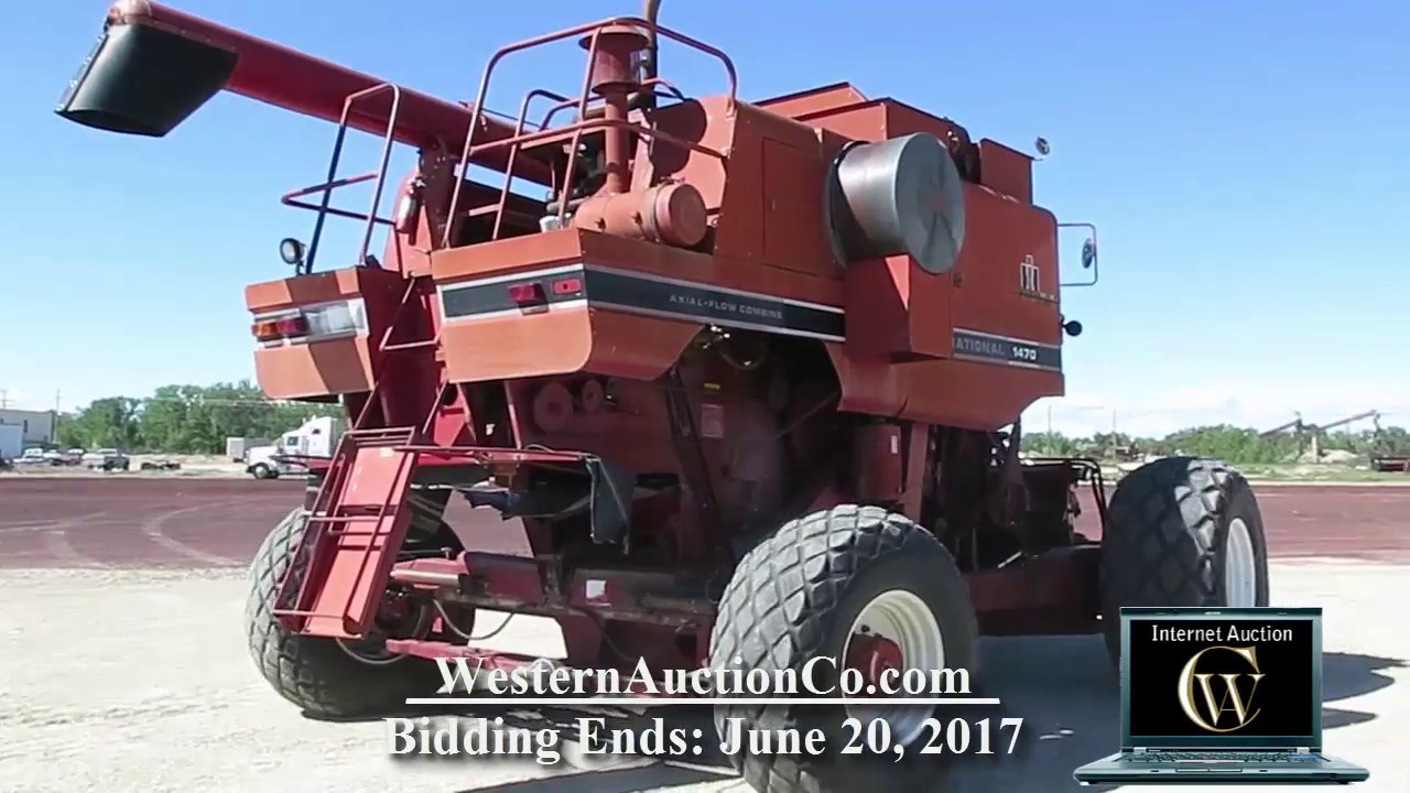 International Axial Flow Hillside Combine Sells June 20th For Sale At