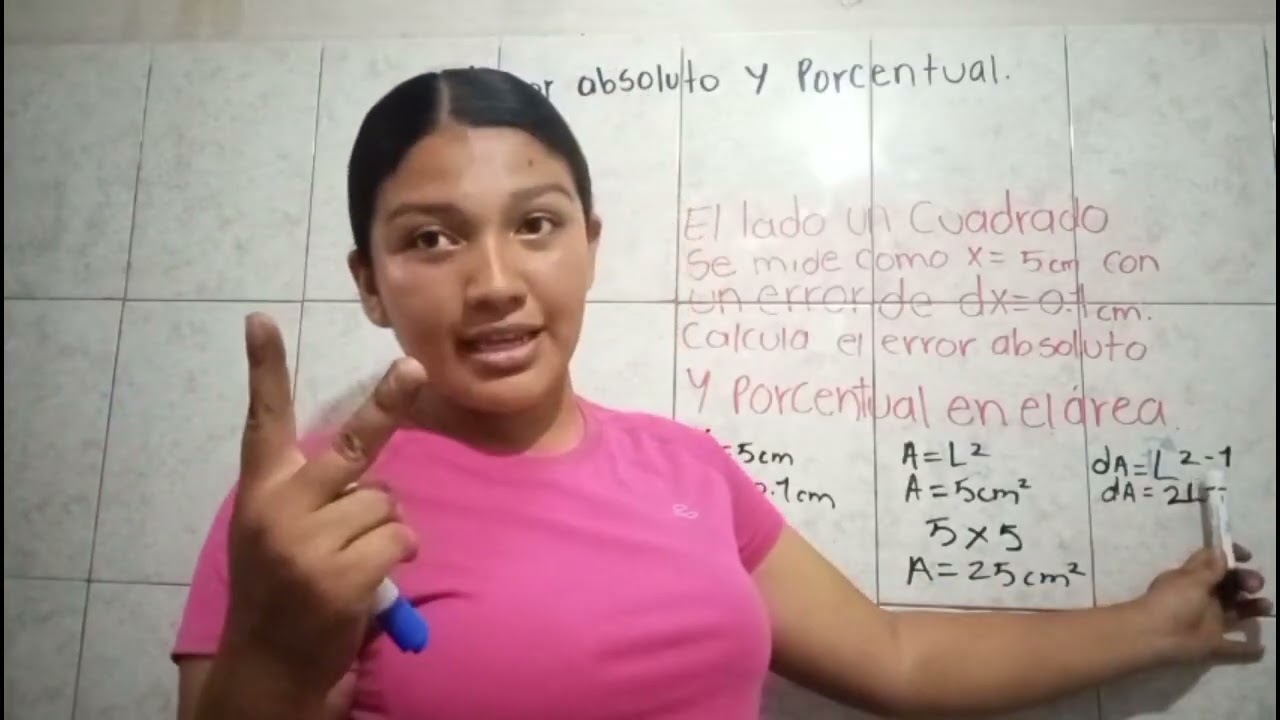 Resolución del problema de error absoluto y error porcentual