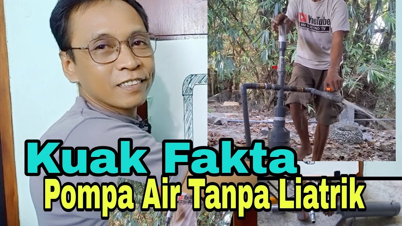 pompa air tanpa listrik,ada yang berhasil membuat pompa air dengan tenaga angin.
