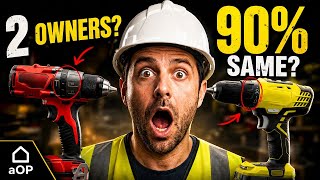 Milwaukee, DeWalt, Ryobi - Only 2 Companies Own Them All
