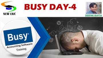 Inventory Management & Learn Vouchers in Busy (Day-4) By Deepak Gupta