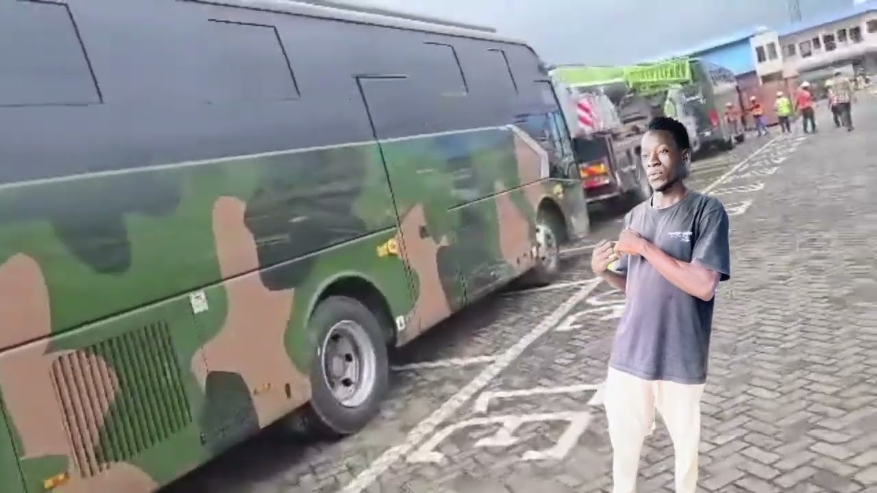 The government of Sierra Leone brought Buses and trucks for our military arm force's 