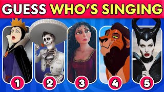 Guess the Voice! 🎤😈 Disney Villain Sing-Off Challenge! 🍎💀