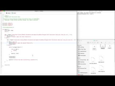 Copying One File to Another One - Program With Persistent Data - Lab 1 - Part 1