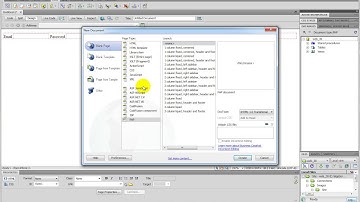 การทำ Login กับ Register ก่อนสอบใน Adobe Dreamweaver CS5