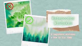 Biggest Watercolors Mistakes, Explained!