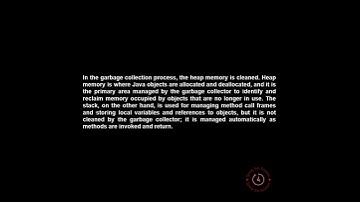 What part of memory   Stack or Heap   is cleaned in garbage collection process? #interview #java