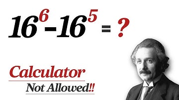No Calculator Allowed | Math Olympiad Question