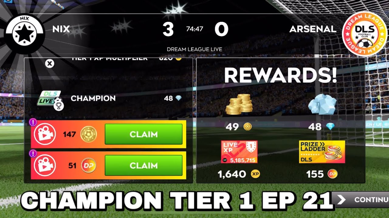 DLS 25 | Champion Tier 1 Ep 21 | (3 Matches)