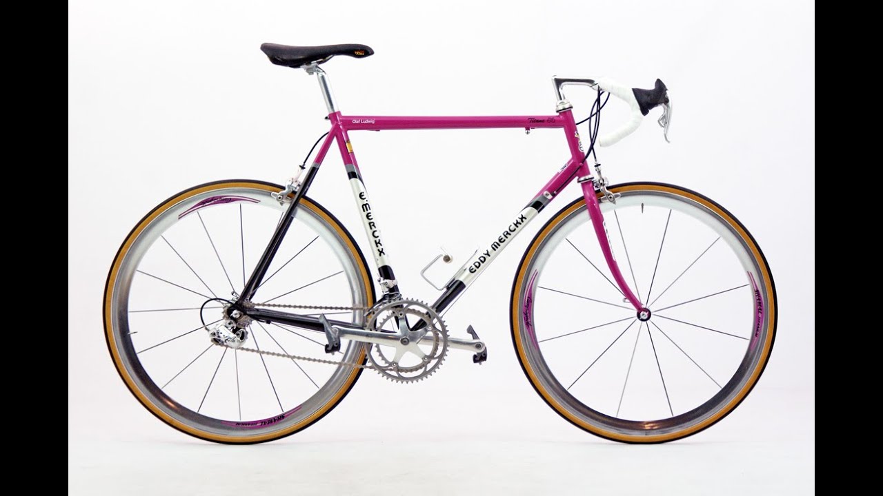 057 EDDY MERCKX TITANE from 1995 (made in Belgium) - YouTube