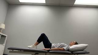 Lumbar rotation (supine)