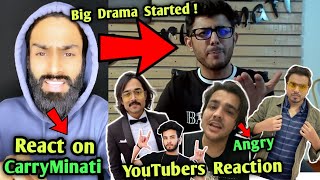 Amir siddiqui react on carryminati's ...