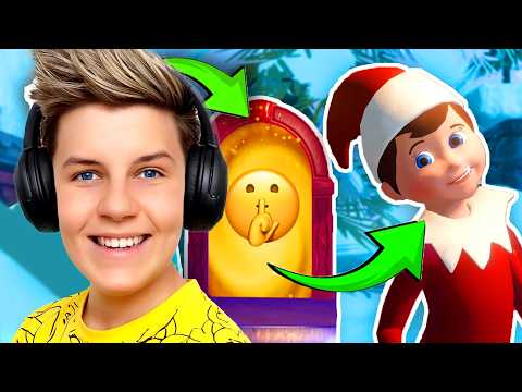 I became an ELF ON THE SHELF for a day! Prezley 🎅❄️