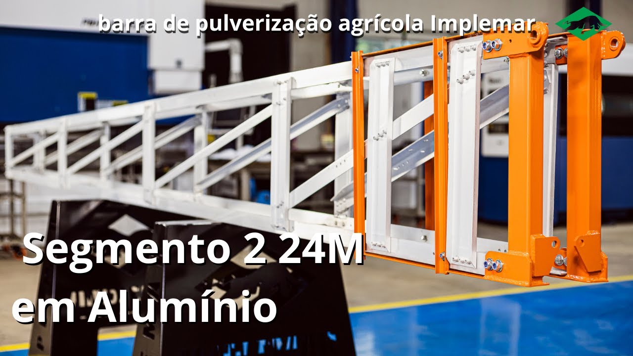 BARRA DE PULVERIZAÇÃO - SEGMENTO 2 ALUMÍNIO COM BASE DE FERRO 24M