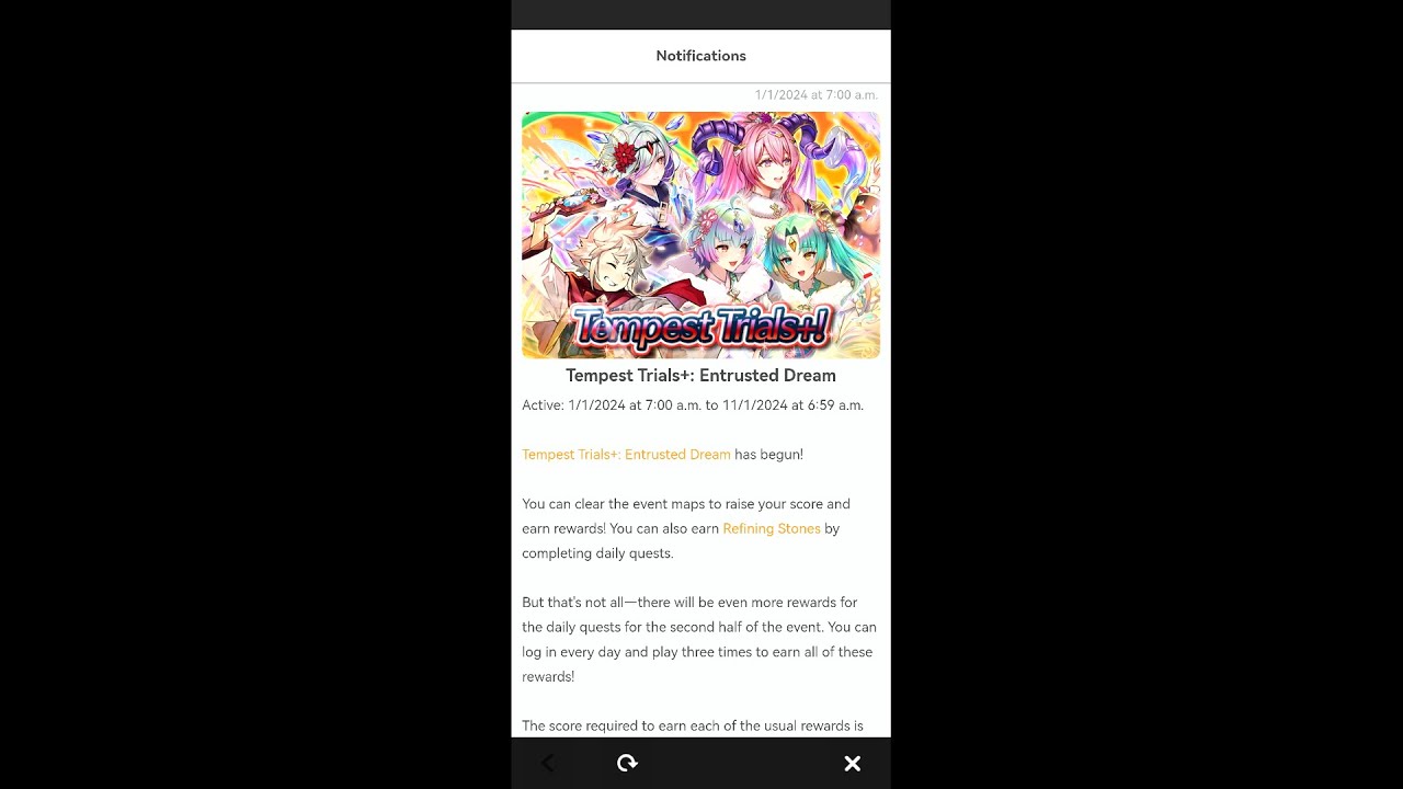 The Entrusted Dream tempest trial has started for Fire Emblem Heroes ...