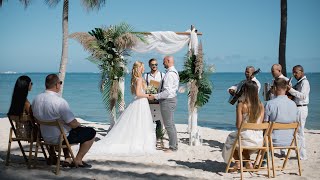 Wedding on the beach Cadeza de Toro and Love story in the Dominican Republic