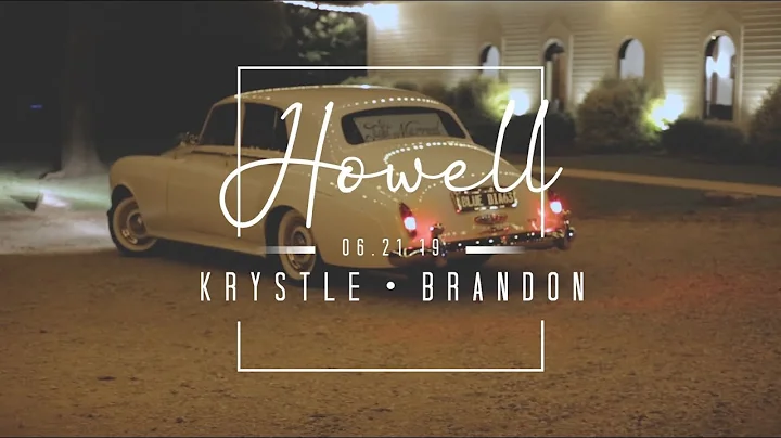 Krystle and Brandon Wedding Highlights