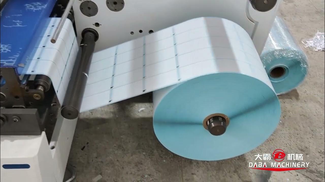 DBMQ450 intermittent 2 die cutting heads for both up layer and button