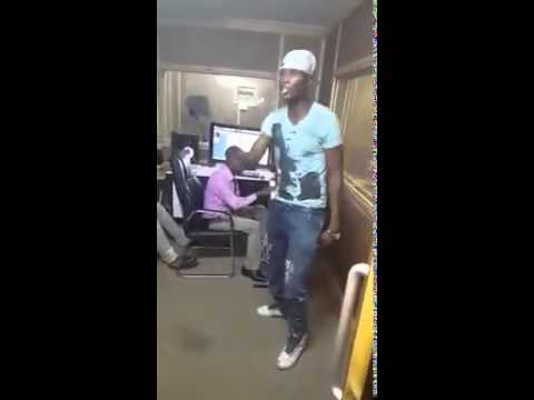 Freeman, DJ Tamuka and Oskid in the studio #Kenako