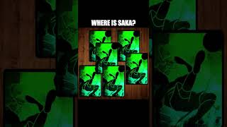 FIND WHERE SAKA IS #lowjick #memorygame #quizfootball #footballgame #arsenalfc #saka
