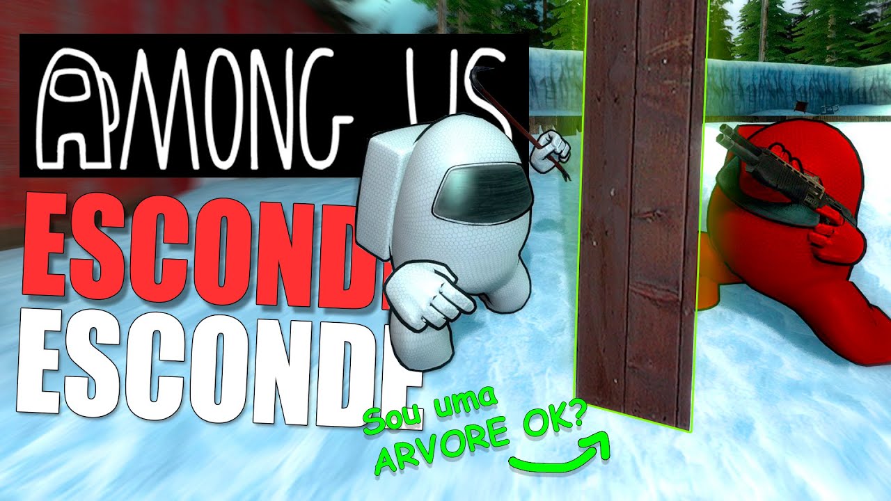 Esconde Esconde especial Among us, mas na verdade é Gmod PropHunt