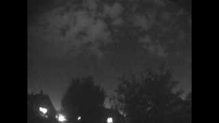 2012 Perseid shower. Meteor camera