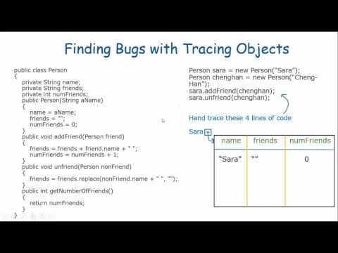 Java - Finding Bugs with Object Tracing