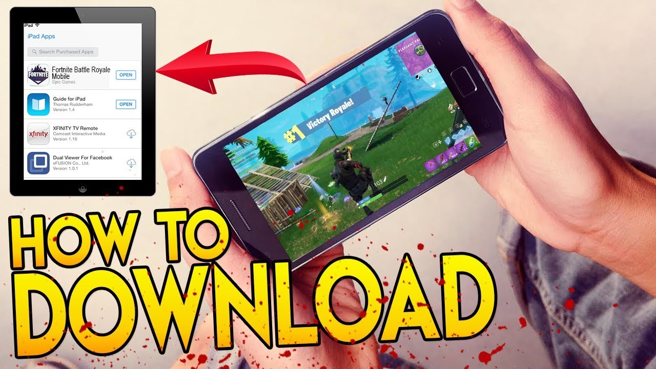 How To Get DOWNLOAD FORTNITE On MOBILE FREE Fortnite Battle