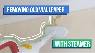 Removing wallpaper timelapse