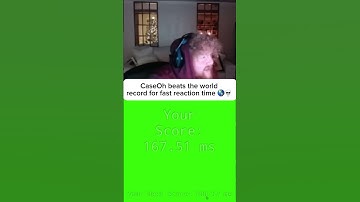 CaseOh beats the world record for the fastest reaction speed 💀🌎 #caseoh #shorts