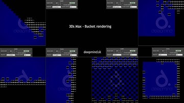 DeepMind - 3Ds Max Bucket Rendering