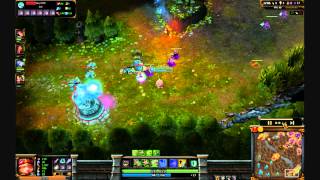 Teemo Escapes Lux and Darius